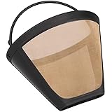 GEFU GE16010 Arabica Filtre à Café Permanent Acier Inoxydable Noir 12,8 X 10 ,5 X 11,9 Cm