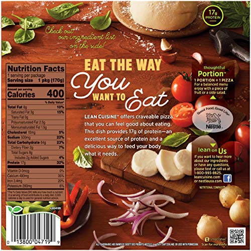 Lean Cuisine Comfort Traditional Four Cheese Pizza - Frozen Meal with 17g of Protein and No Preservatives, Delicious Frozen Pizza, Ready in Minutes (6 oz.) - Thumbnail 7