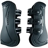 Wandrola Horse Boots Open Front Jumping Tendon Sport Boots, Secure Leg Protection, Classic Equine Supplies