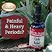 Birth Song Botanicals Menstrual Cramp Tincture, Herbal Period Supplement, Womans, All Natural, Plant Based, 1oz Bottle