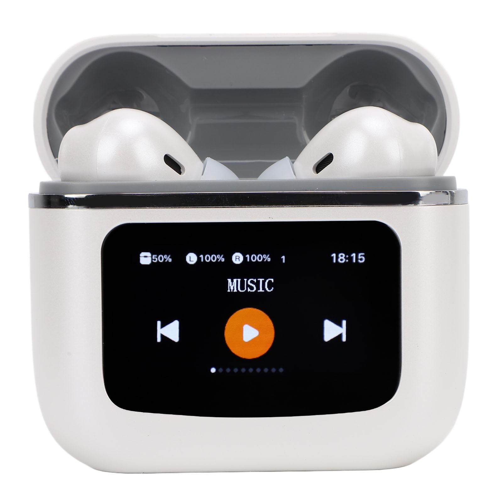 Bewinner Wireless Language Translator Earbuds, Bluetooth IPX6 Waterproof, 137 Languages, Colour Screen, 3 Modes for Travel