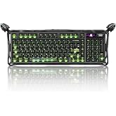GravaStar Mercury K98 Pro 98 Keys Wireless Mechanical Gaming Keyboard | Tri-Mode, Hot Swappable Pre-Lubed Linear Switch, Gasket Mount, Creamy Sound, TFT Display &amp; Knob, 8K, RGB Backlit for PC/Mac