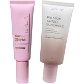 Her Choice Sunscreen Duo &ndash; Sun Shield SPF50 PA+++ &amp; Premium Tinted Sunshield SPF50 PA+++ (2 x 50g) | Broad Spectrum UVA/UVB Protection
