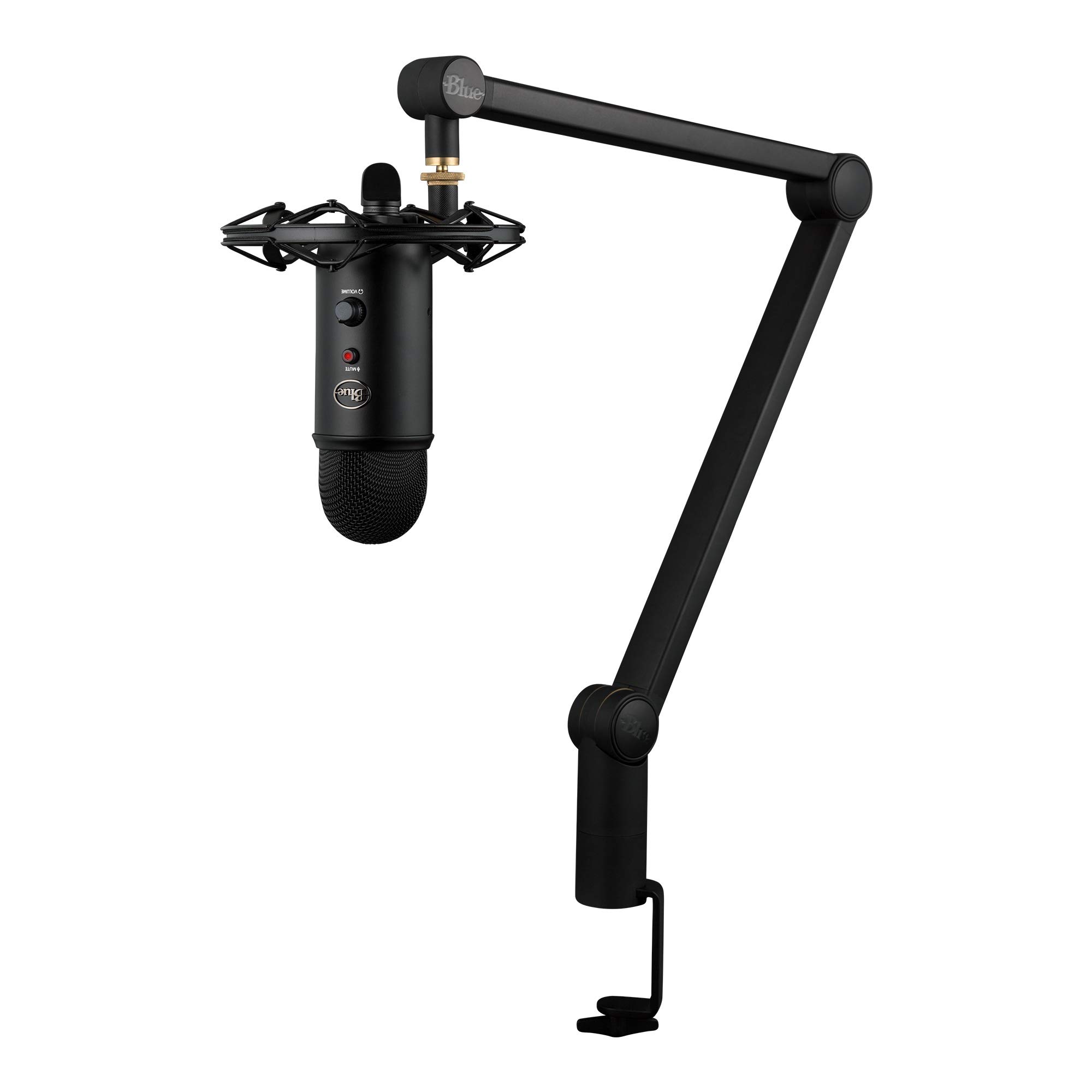 Blue Microphones Logitech Yeticaster Professional Broadcast Bundle With Yeti Usb Microphone Radius Iii Shockmount And Compass Boom Arm Blackout Buy Online In Cayman Islands At Cayman Desertcart Com Productid
