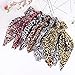 Wooyaya 6Pcs Scarves Scrunchies Tropical Travel Style Elastic Hair Bands Hair Ties Rope Ponytail Holder Hair Accessories for Women and Girls