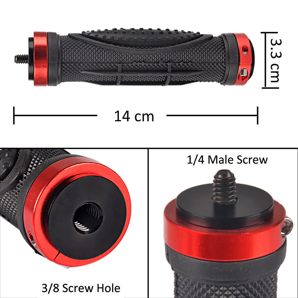 MyArmor Universal Camera Handle Grip Support Mount Handlegrip Camera Stabilizer with 1/4\