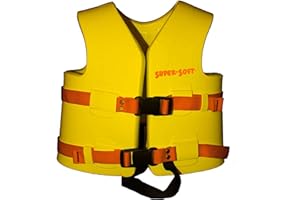 TRC Recreation Super Soft Child Size X Small Life Jacket USCG Approved Vinyl Coated Foam Swim Vest for Kids Swimming Pool and Beach Gear, Marina Blue