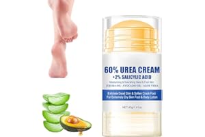 CECURPO 60% Urea Hydrating and Anti-Cracking Foot Cream, 2025 Upgraded Moisturising and Relieves Cracking and Dryness Foot Cream, Foot Lotion Heel Stick Repairs and Hydrates Dry and Cracked Feet and Hand (1)