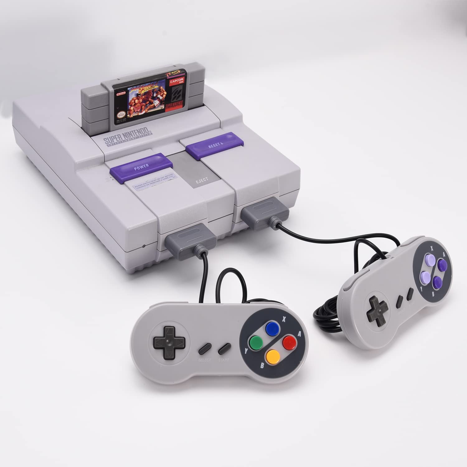 2 Pack Retro Wired Controller for SNES Original Console, kiwitatá Remote Wired Gamepad Controller Compatible with SNES Super Entertainment Game Console System