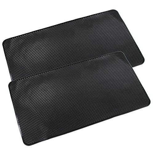 OCR Anti-Slip Mat Car Dashboard Sticky Pad Adhesive Mat for Cell Phone Keys Electronic Devices (27cm15cm-2pcs)