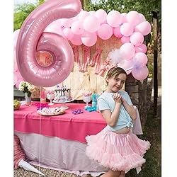 TONIFUL 40 Inch Light Pink Large Numbers