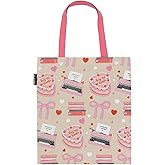 Out of Print Book Love Tote Bag with Inner Pocket - Gift for Book Lovers