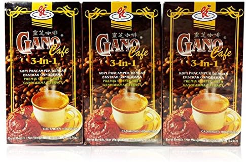Gano Excel Ganocafe 3in1 Coffee (3 Boxes 60 Sac)