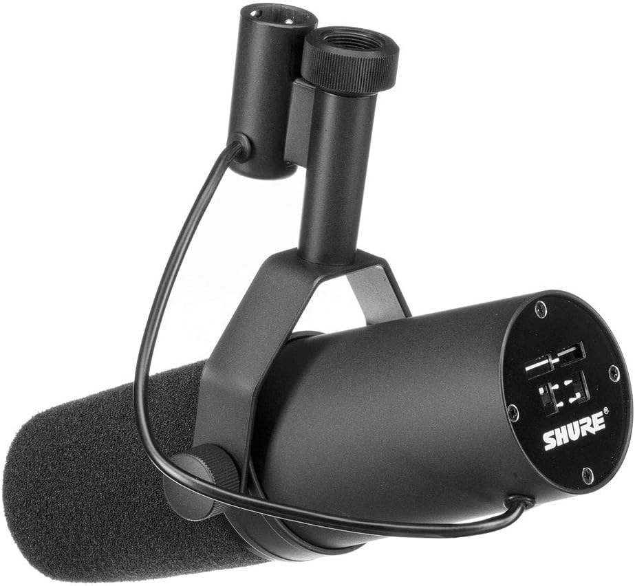 Amazon Com Shure Sm7b Vocal Dynamic Microphone Cardioid Musical Instruments