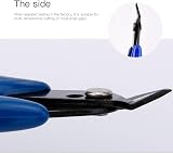 Lefute 2 Pieces Precision Flush Cutters Coil Wire Cutter 130x80mm Dark Blue view 4