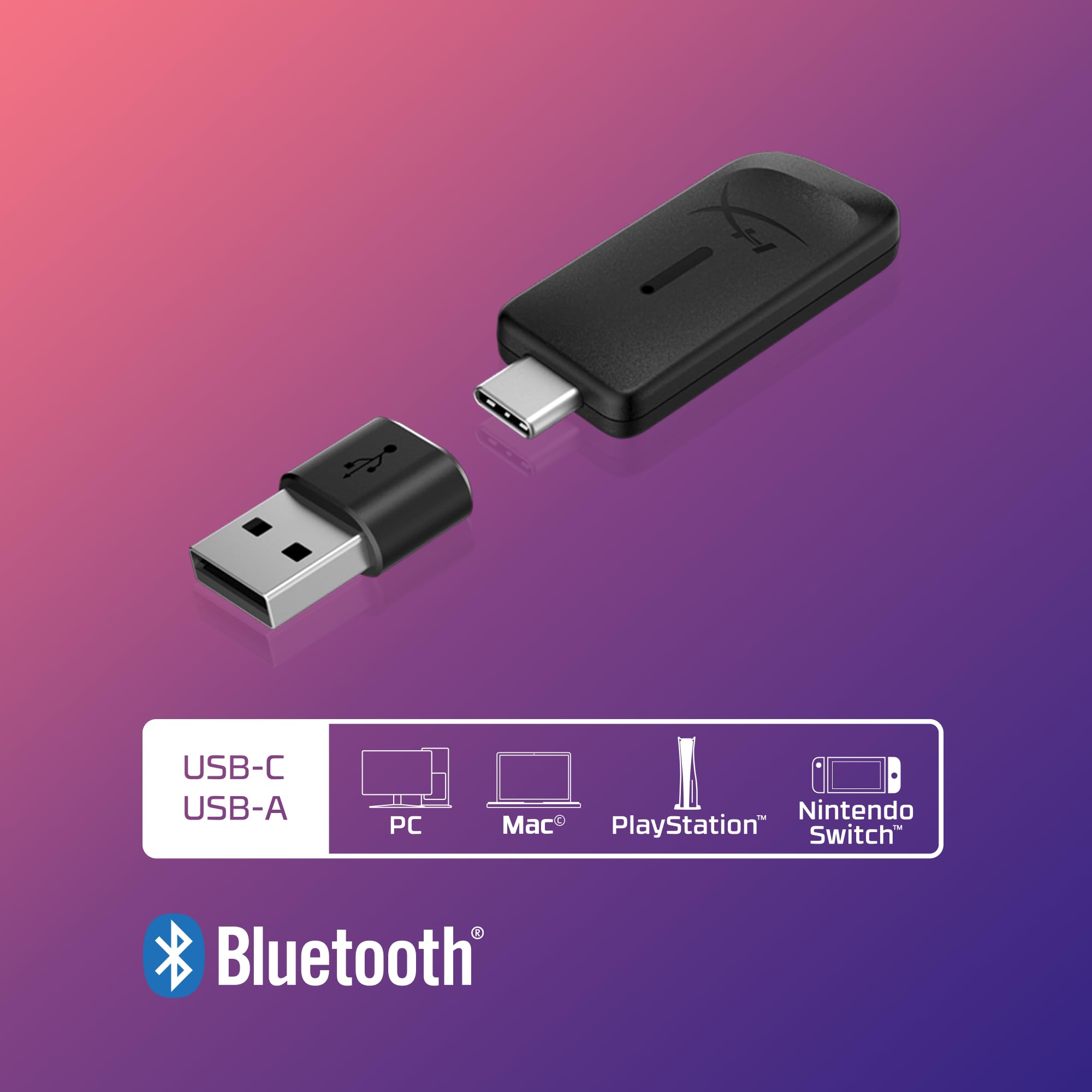 HyperX Cloud III S – Wireless Gaming Headset for Multi-Platform, 2.4GHz, Bluetooth, Battery Life up to 120 Hours 2.4GHz / 200 Hours Bluetooth, 53mm Angled Drivers, Detachable Mic – Black