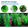 Vibury-Aquarium-Decoration-Plants-with-Rockery-View-13pcs-Green-Aquarium-Plants-Plastic-and-Aquarium-Mountain-Reef-Rock-Cave-Resin-Fish-Tank-Ornament-Decoration Vibury Aquarium Decoration Plants with Rockery View, 13pcs Green Aquarium Plants Plastic and Aquarium Mountain Reef Rock…