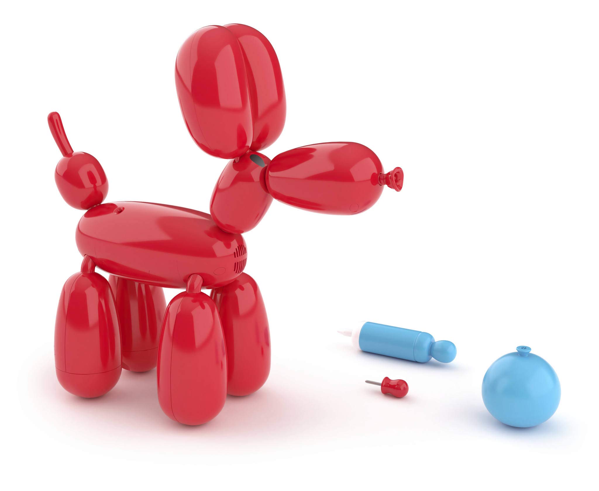 Squeakee - The Balloon Dog Interactive Balloon Pet with 60 Sounds and Movements, Includes Pump and Toy Pin (Famous QUA0000)