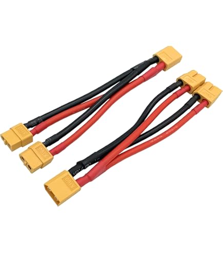 thumbnail image 2 of 3Pairs HIRCQOO EC5 Plug To Deans T Plug Adapter Male To... 2 of 14
