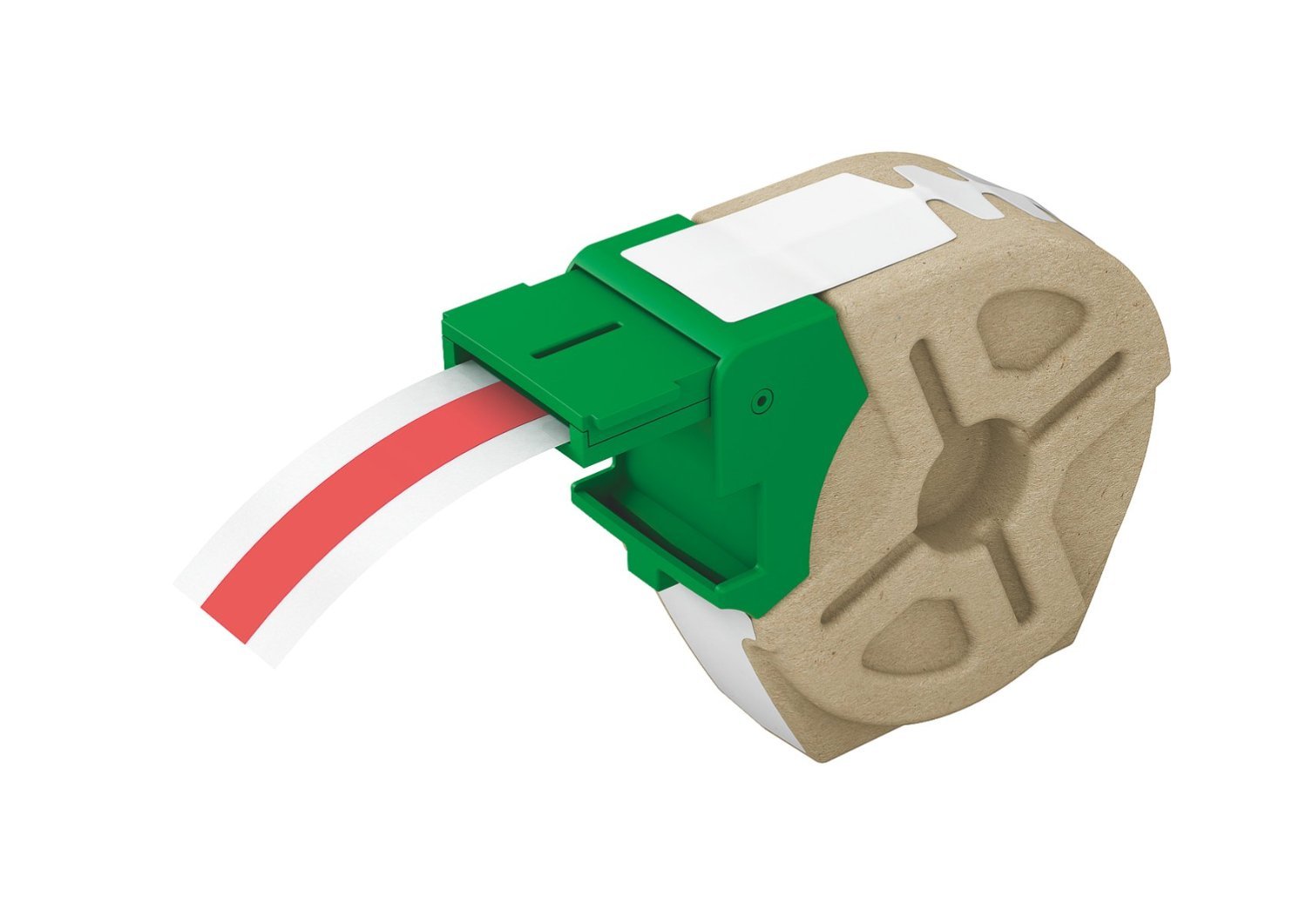 Leitz 70150025 Icon Intelligent Continuous Plastic Label Cartridge, 12 mm (W) and 10 m (L) - Red