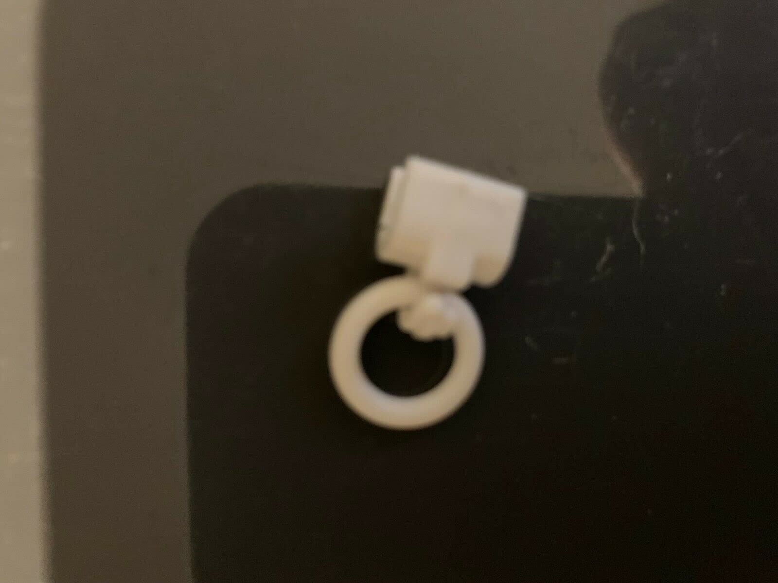 Custom Plus 20 Pack 13mm White Plastic Roman Blind Rings