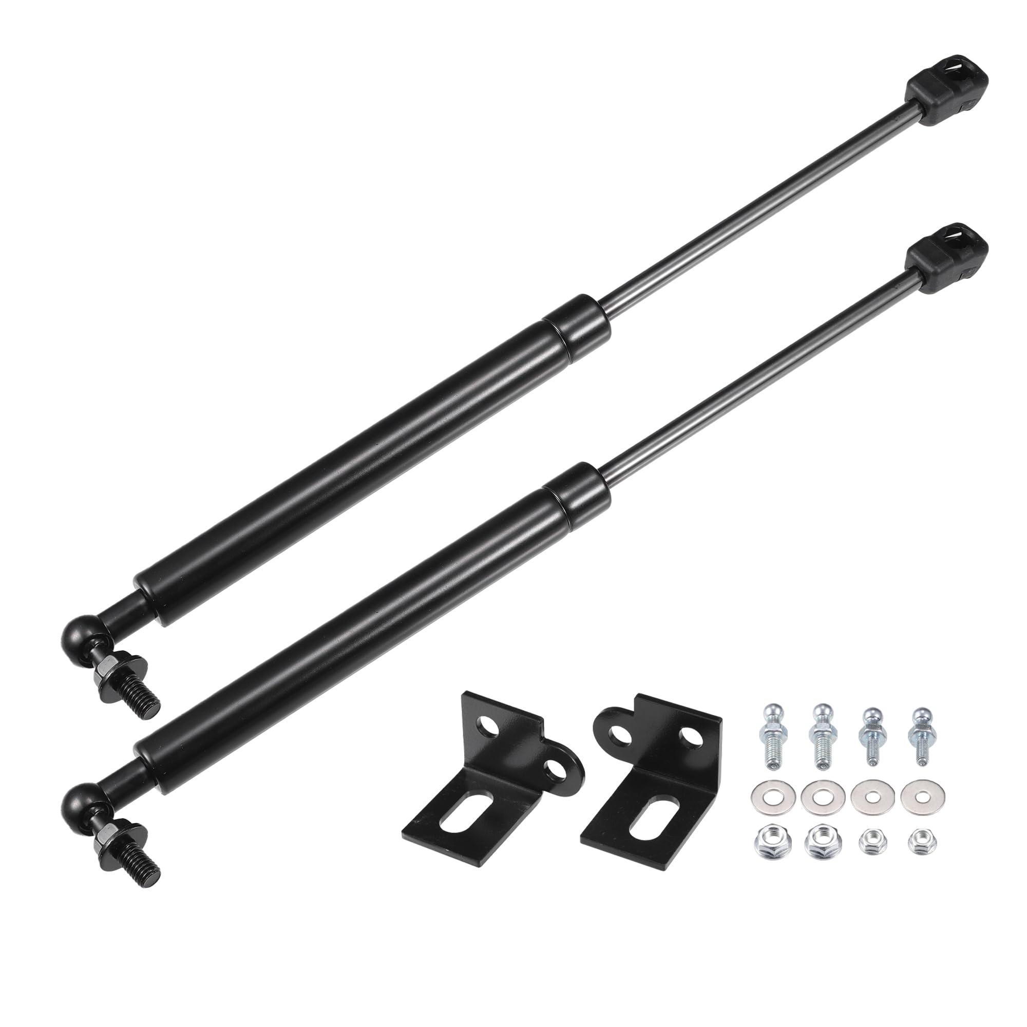 Photo 1 of **MISSING HARDWARE**
X AUTOHAUX 2Pcs Front Hood Lift Supports Struts Shocks Gas Springs for Ford for Mustang MK6 2015-2020 Black