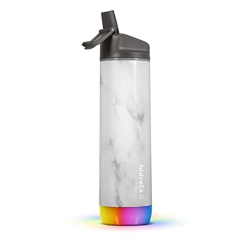 Hidrate Spark STEEL Smart Water Bottle, Tracks Water Intake