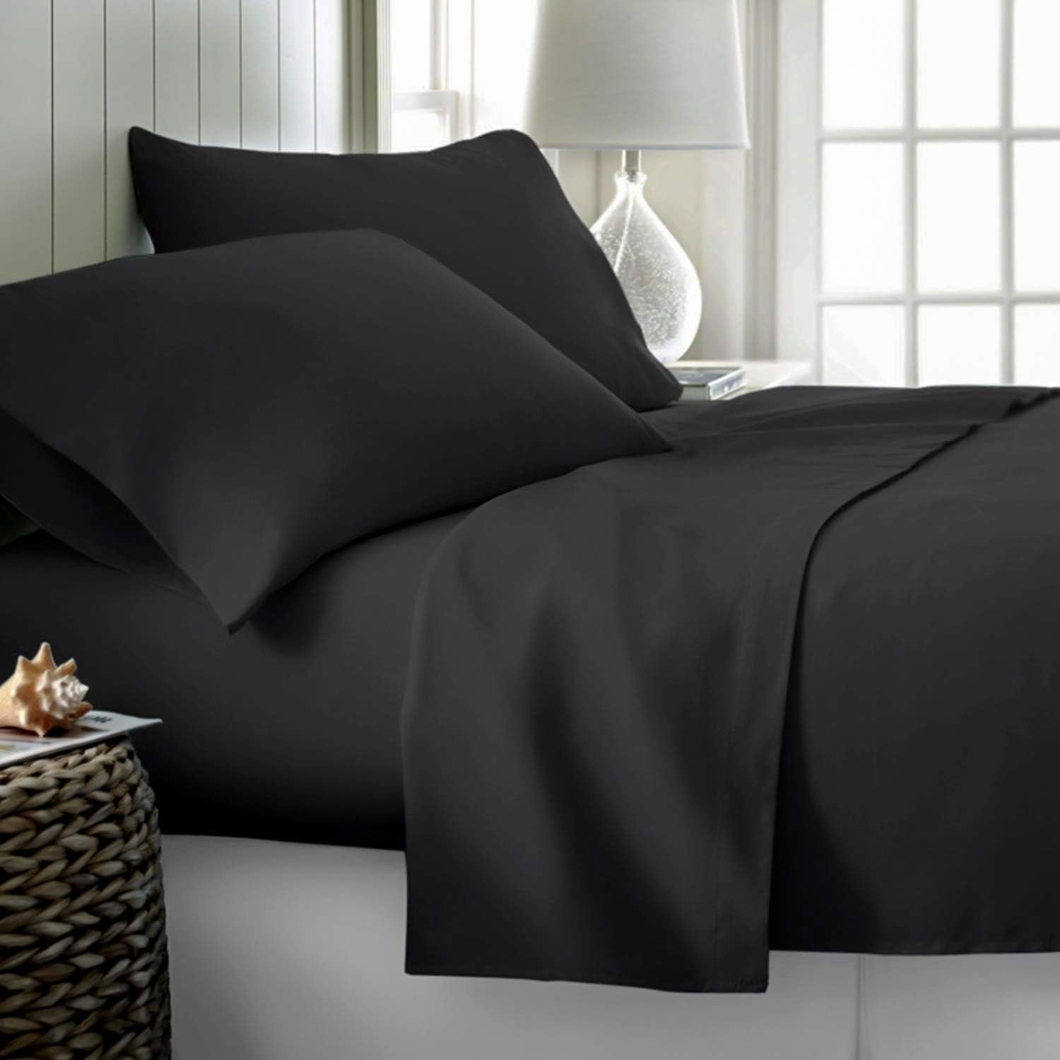 Cok Queen Size Bed Sheets Set 4 Piece Sheets Set Queen