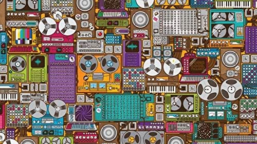 HCYEFG Gift Toy 1000Piecepuzzle For Junior Adults Music Mixers Old New Studio Song Jigsaws