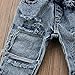 FriBabyfat Toddler Newborn Baby Boys Girls Causal Elastic Waist Destroyed Ripped Jeans Pants (0-6 Months, A)