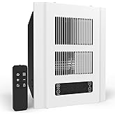 Infandy Electric Wall Heater for Indoor Use, Wall Heater with Thermostat, Remote Control, 3 Heating Modes, 9H Timer, Child Lo