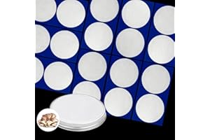 KONGKONGONE 18 Pieces Synthetic Filter Paper Stickers 82 mm PTFE Filter Disc 0.3 μm for Mushroom Cultivation Wide Mouth Jar Lids