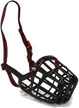 Ancol Dog Muzzle Gentle Strong Secure Basket Style 30cm Black Size 8