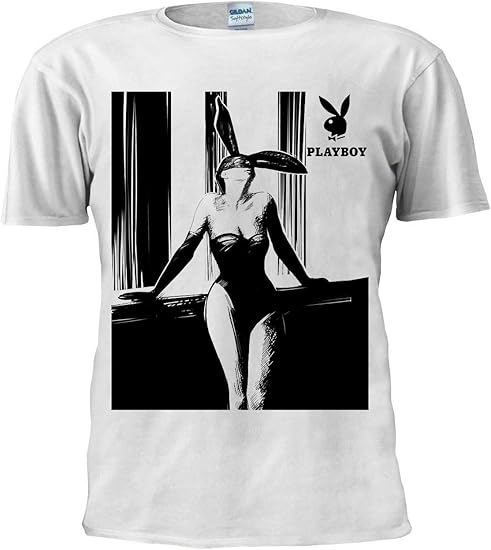 Malu Playboy BNNY T-Shirt Playboy T Shirt Sexy Girl Shirt Unisex Trendy Men T Shirt: Amazon.co 