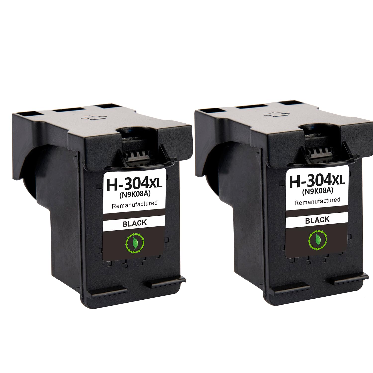 Now Ink Ltd Remanufactured for HP 304 HP304XL 2-Pack OF BLACK Ink Cartridges XL Combo Pack for ENVY 5010 5020 5030 5032 DeskJet 2620 2622 2630 2632 2633 2634 3720 3730 3733 3735 3750 3760 High Yield