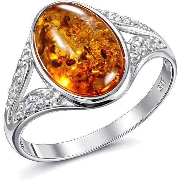 925 Argent Sterling & Ambre Baltique Véritable Classique Goutte Pendant