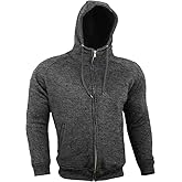 Men's Motorcycle Premium Aramid Fiber Fleece Hoodie Moto Racing Protective with CE-Approved Lining for Safety