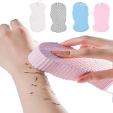 Magic 3D Super Soft Exfoliating Bath Sponge,4 Pcs | Skin Friendly Dead Skin Remover for Babys,Children and Pregnant Women,Reusable (Blue+Pink+Gray+White)
