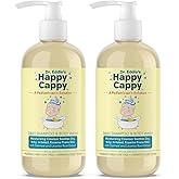 Happy Cappy Baby Shampoo and Body Wash - Eczema Body Wash for Kids & Toddlers, Helps with Dryness, Reduces Itching and Redness, Dermatologist Tested, Fragrance Free - 8 Fl Oz (Pack of 2)