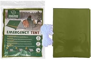 Soild Gears Outdoors Tent Emergency Survival Shelter – 1 Person Emergency Tent – Use As Survival Tent, Emergency Shelter, Tub