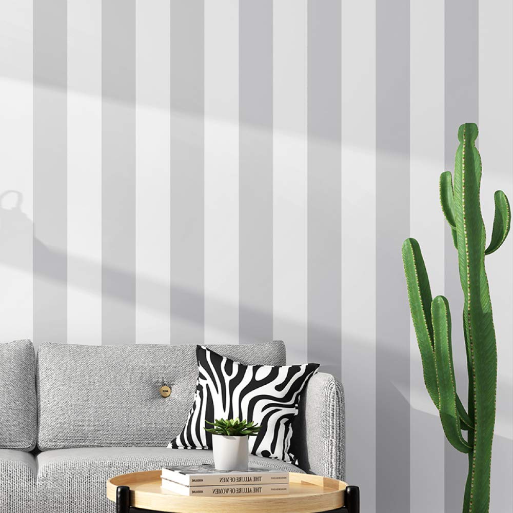 yhyxll Carta da Parati Moderna Minimalista Grigia in Bianco e Nero a  Strisce Verticali Carta da Parati in Stile Nordico Camera da Letto Camera  da Letto Sfondo Negozio di Abbigliamento Pitture e