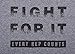 Jumpbox Fitness Fight For It - Every Rep Counts - Men's Weightlifting Gray Triblend Workout Gym T-shirt