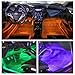 LEDGlow 6pc Flexible Million Color Multi-Color LED Interior Footwell Underdash Neon Lighting Kit for Cars & Trucks – 15 Solid Colors – 10 Unique Patterns – Music Mode – Includes Control Box & Remotethumb 3