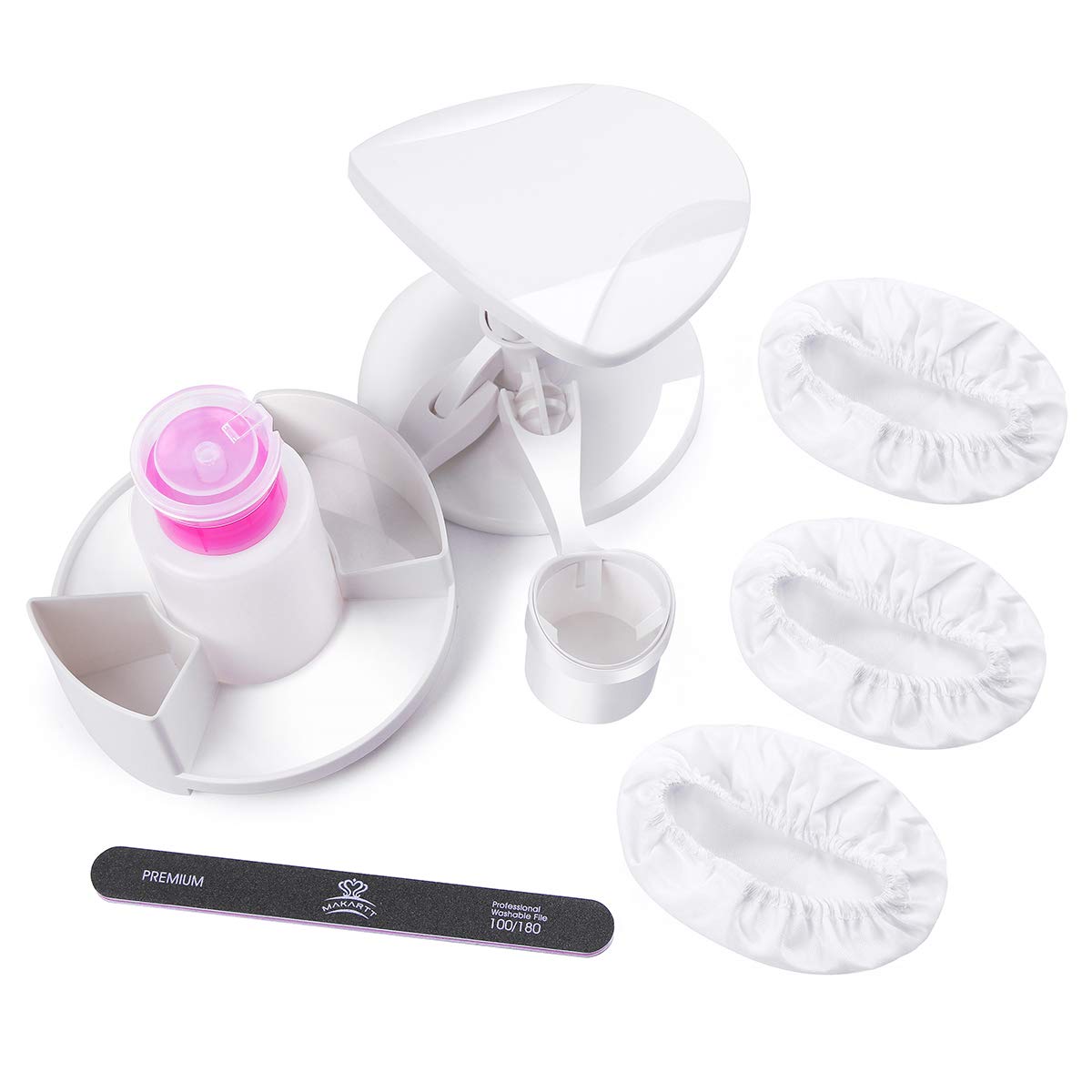 Makartt Nail Gel Polish Nail Design Base Studio Tool with Gel Holders and Multi Angle Rest, Great Support for Nail Salon Home DIY Manicure Pedicure Nail Art : Beauty
