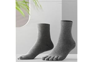 Cotton Five Toe Socks Breathable Ankle Length Toe Socks for Men Women Comfortable Split Toe Design for All Day Wear