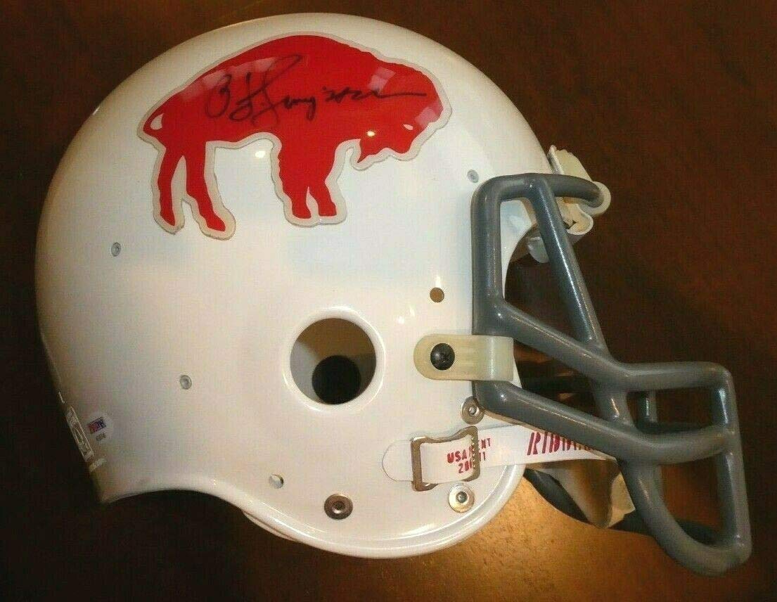 Oj Simpson Autographed Signed PSA DNA Auto Bills Authentic Autographed Helmet HOF