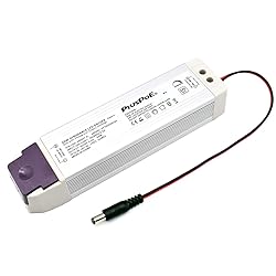 PLUSPOE 24V 50W Dimmable LED Driver, 110V AC-24V DC