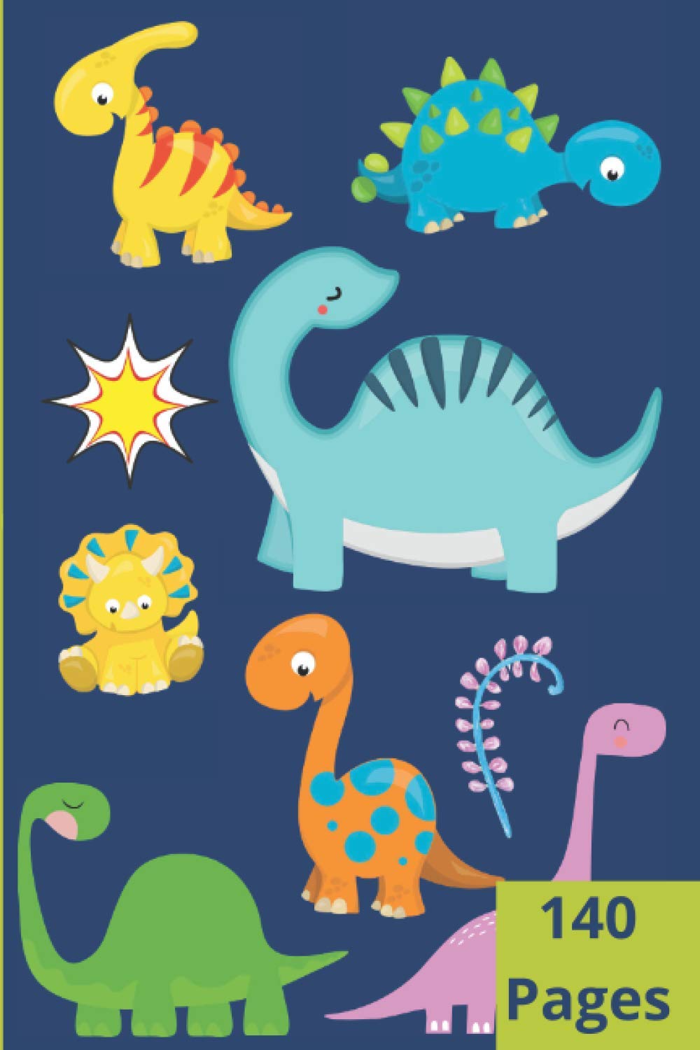 Dinosaur notebook for kids: Lined Notebook Journal, Perfect - Size 6x9 inches - 140 Pages: College Ruled paper