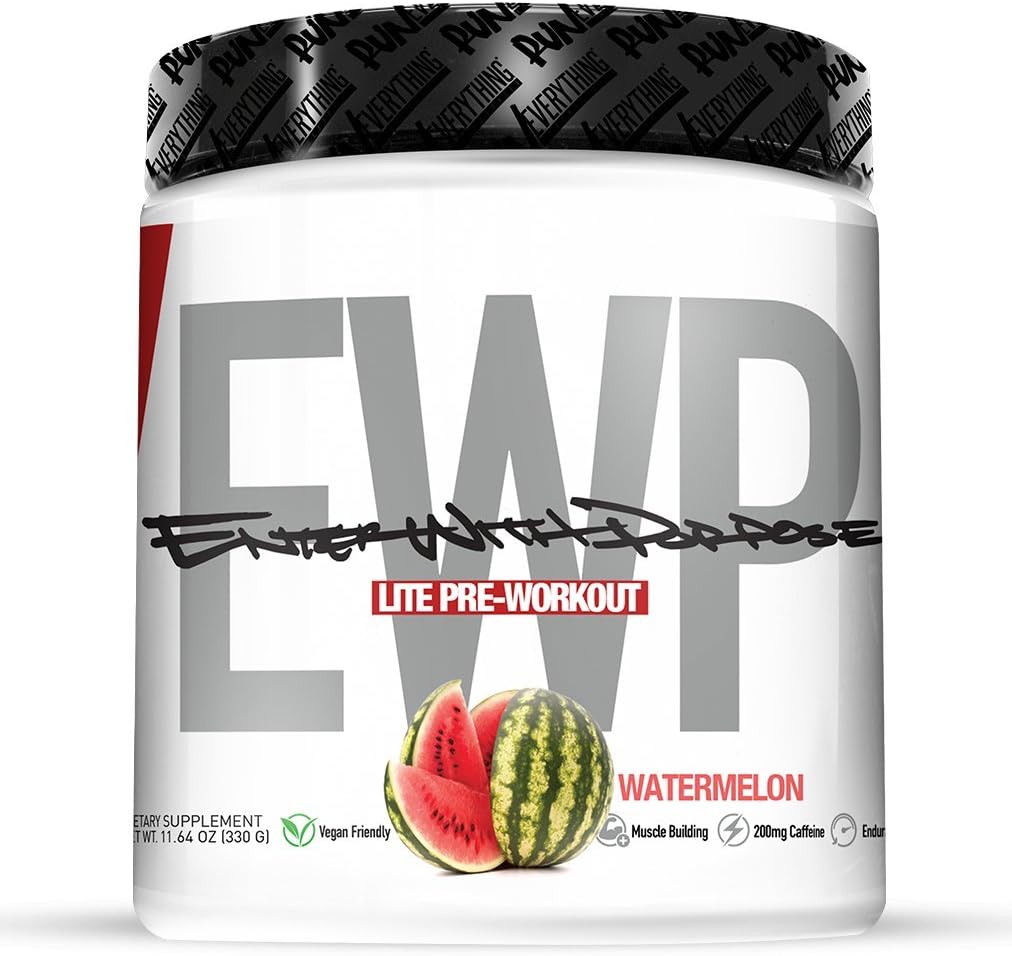 Run Everything Labs | EWP LITE | Enter with Purpose | PRE Workout (30 Servings) (Watermelon)