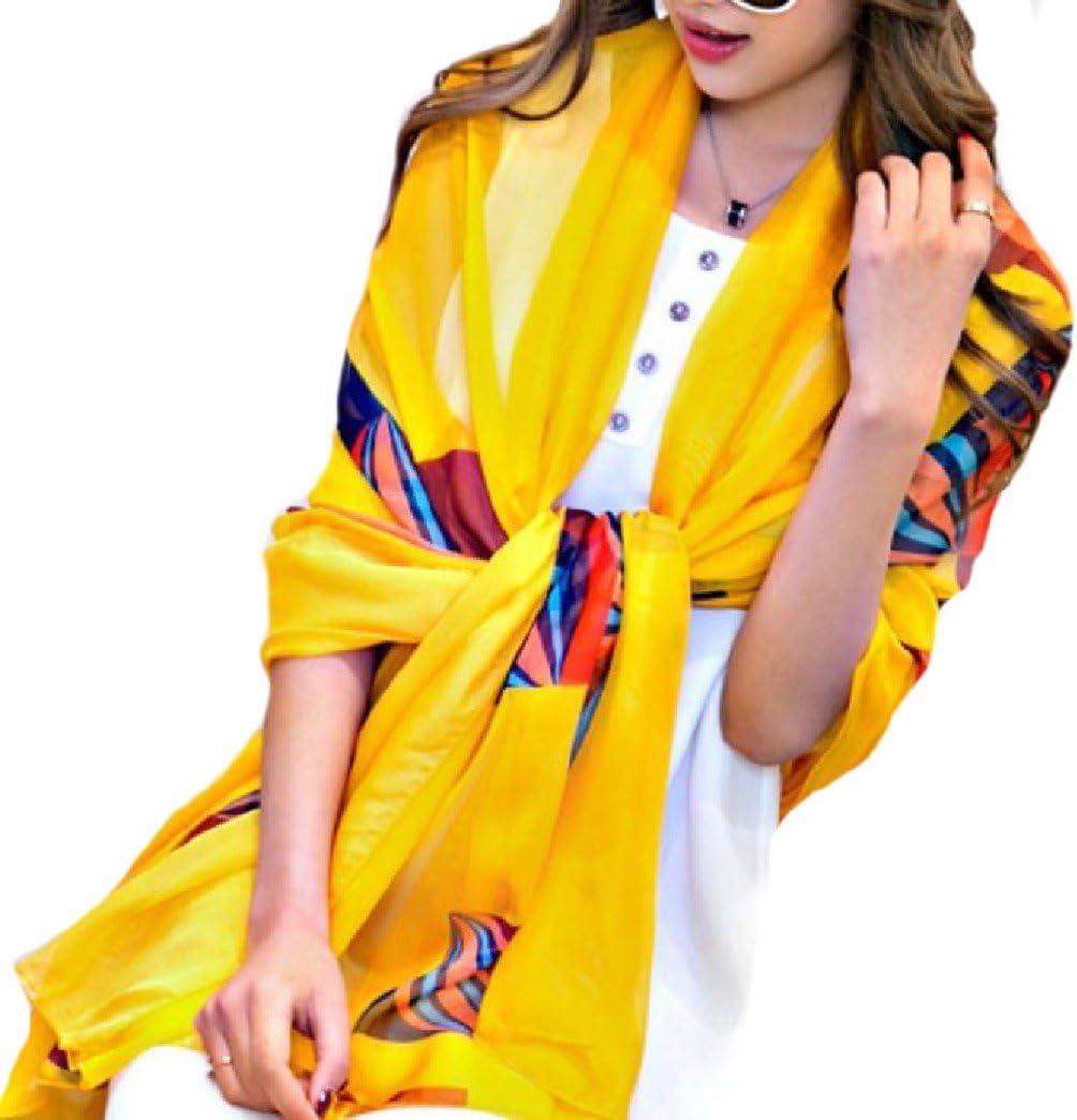 SportsX Women's Floral Printed Sunscreen Soft Plush Beach Cover Up